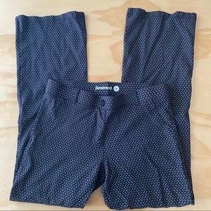 Betabrand Gray Trousers Wide-Leg Stretchy